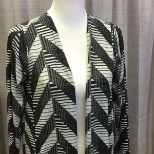 LuLaRoe duster style sweater.  Sarah